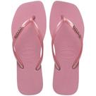 Chinelo Feminino Havaianas REF: SLIM SQUARE LOGO METALLIC