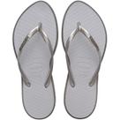 Chinelo feminino havaianas slim point original sola recorte degrade