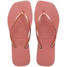 Chinelo feminino havaianas slim square fc alpargatas
