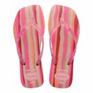 Chinelo Feminino Havaianas Slim Square Folia Rosa Ballet