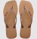 Chinelo Feminino Havaianas Slim Square Metallic