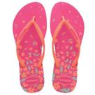 Chinelo Feminino Havaianas Slim Visuals Estampa Floral