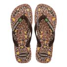 Chinelo Feminino Havaianas Top Caquinhos Marrom Café - 4150