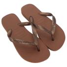 Chinelo Feminino Havaianas Top Tiras - Marrom