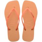 Chinelo feminino havainas slim square sparkle original com glitter nome metalizado