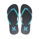 Chinelo Feminino Hurley Icon Preto Verde