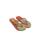 Chinelo Feminino Ipanema 27005 - BEGE / OURO / ROSA - 39