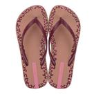Chinelo Feminino Ipanema Day Onça- Rosa/Vermelho
