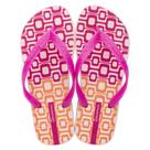 Chinelo Feminino Ipanema De Dedo Macio Lançamento Grendene Happy 25279 Rosa/Rosa