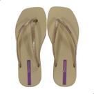 Chinelo Feminino Ipanema Edge Maxi Glow Palha