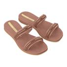 Chinelo Feminino Ipanema Glow Slide Cor:Rosa/DouradoTamanho:35