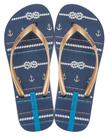 Chinelo Feminino Ipanema Navy Tema Náutico Chinelo Feminino Ipanema Navy Tema Náutico