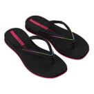 Chinelo Feminino Ipanema Sempre Nova Glow Preto Pink Envio Imediato