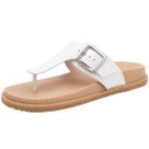 Chinelo Feminino Jasmine Flatform Couro De Dedo Lia Line