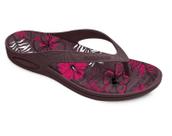 Chinelo Feminino Lilly Aloha Floral BoaOnda Palmilha Removível