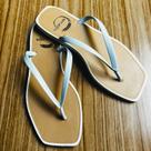 Chinelo Feminino Liso Conforto Quadrado Leve Estilo Art Griffe Moda
