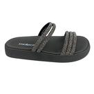 Chinelo Feminino Papete Moleca 5469.135 Diamond Black/ Preto