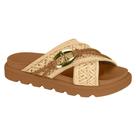 Chinelo Feminino Papete Tira Cruzada Croche Vizzano 6510121