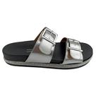 Chinelo Feminino Papete Vizzano 24269982 Preto/Prata