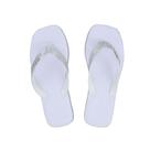 Chinelo Feminino Petite Jolie Square Branco - PJ6611 Chinelo Feminino Petite Jolie Square Branco - PJ6611