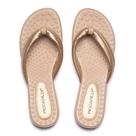 Chinelo Feminino Piccadilly Anabela Metalizado Dourado Chinelo Feminino Piccadilly Anabela Metalizado Dourado