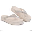 Chinelo Feminino Plataforma com Tira Brilhante Confortável Chinelo Feminino Plataforma com Tira Brilhante Confortável