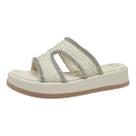 Chinelo Feminino Plataforma Reta Estilo Brilho Moda Tanara