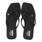 Chinelo Feminino Ramarim Bico Quadrado Preto