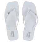 Chinelo Feminino Ramarim Glitter Branco Off - 241233