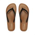 Chinelo Feminino Rasteiro Dedo Brizza Preto