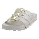 Chinelo Feminino Rasteiro Slide Pins Casual Moleca