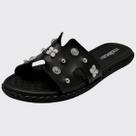 Chinelo Feminino Slide Bottons Ouro/Prata Conforto Moleca 5452.254.7800