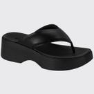 Chinelo Feminino Slide Plataforma Nuvem Moleca 5503.105.18462 Preto N 37