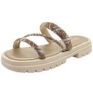 Chinelo Feminino Slide Tratorado Tiras Strass Sua Cia
