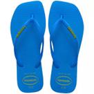 Chinelo Feminino Slim Logo Pop Havainas - Azul Brilhante Chinelo Feminino Slim Logo Pop Havainas - Azul Brilhante