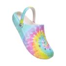 Chinelo Feminino Tie-Dye Leve Antiderrapante Confortável Para Praia E Jardim Chinelo Feminino Tie-Dye Leve Antiderrapante Confortável Para Praia E Jardim