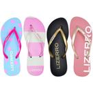 Chinelo Feminino Tiras Borracha Kit 4 Moderno