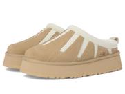 Chinelo Feminino UGG Tazz Sunwave em Camurça - Cor Semente de Mostarda