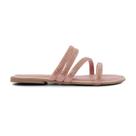 Chinelo Feminino Via Telli Rasteirinha Rosa Petala - 2159