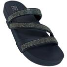 Chinelo Feminino Zaxy Strass Glow Casual