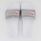 Chinelo Fila Drifter Mesh Feminino Branco e Prata