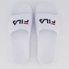 Chinelo Fila Sleek Slide Branco e Marinho