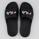 Chinelo Fila Sleek Slide Feminino Preto e Branco