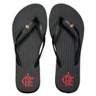 Chinelo Flamengo Basic Feminino Preto