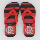 Chinelo Flamengo Manto I 2024 Infantil Vermelho e Preto
