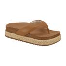Chinelo Flatform Casual Comfort Verão Feminino Beira Rio Camel / Napa 34