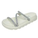 Chinelo Flatform Feminino Strass Conforto Moderno Vizzano Chinelo Flatform Feminino Strass Conforto Moderno Vizzano
