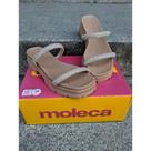 Chinelo Flatform Lisboa Preto Cristal Moleca 5501.103