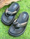 chinelo flatform preta