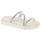 Chinelo Flatform Tiras Branco Off Furtacor Vizzano 6459.118 Chinelo Flatform Tiras Branco Off Furtacor Vizzano 6459.118